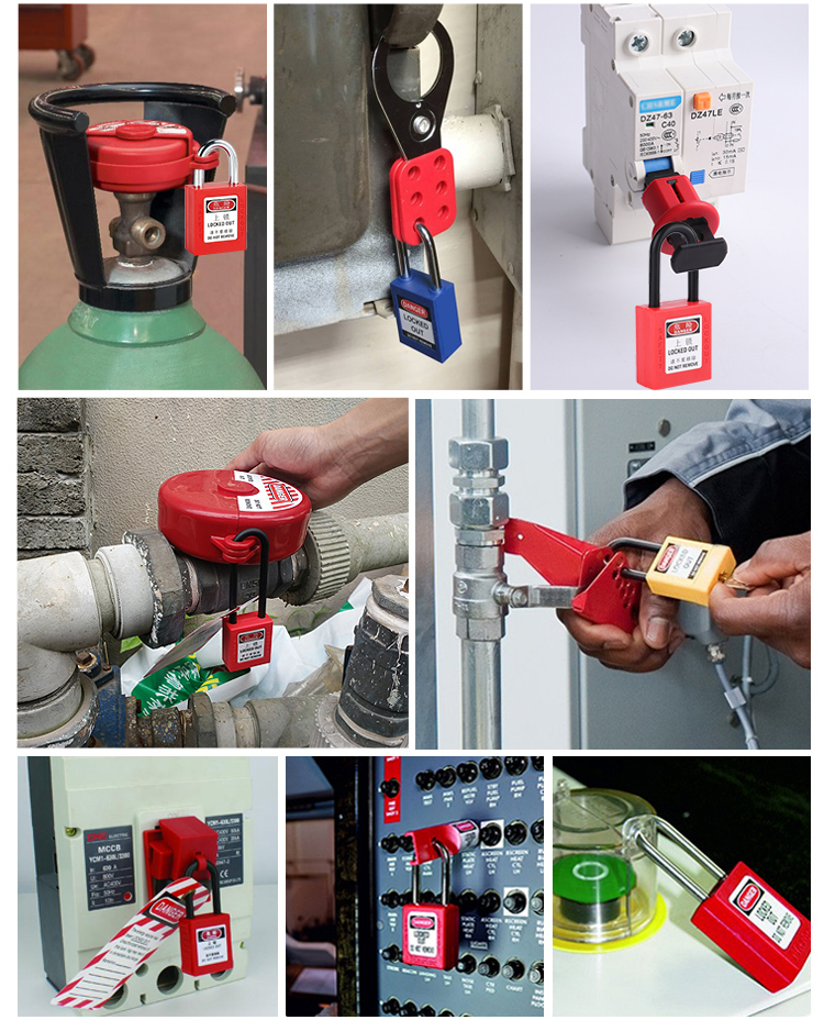 安全鎖具掛鎖吊牌作用/應用